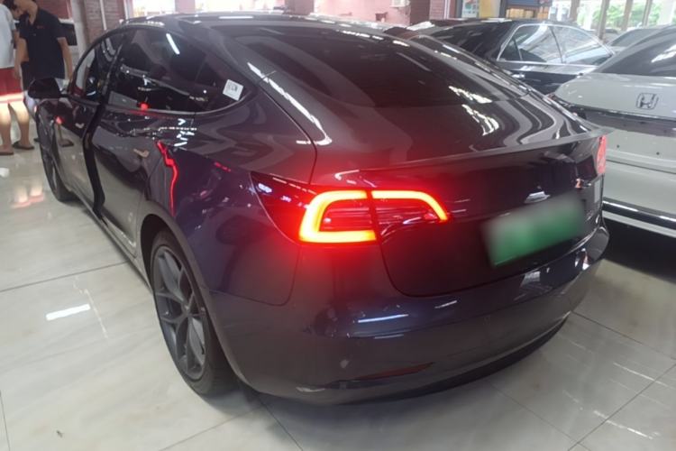 Used Tesla Model 3 2022 Performance High-Performance All-Wheel-Drive Version Rear Left 45 Deg