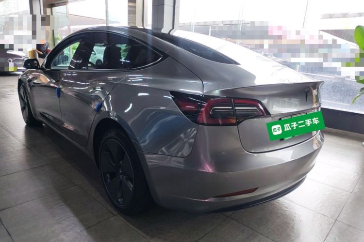 Used Tesla Model 3 2022 Rear-Wheel-Drive Version Rear Left 45 Deg