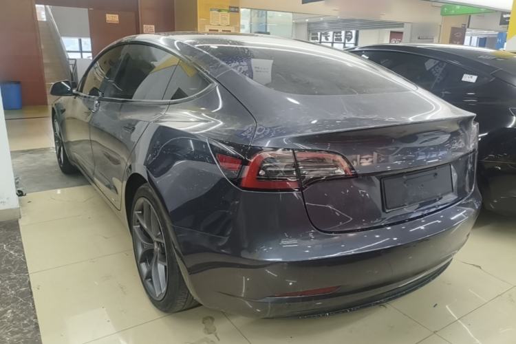 Used Tesla Model 3 2022 Performance High-Performance All-Wheel-Drive Version Rear Left 45 Deg