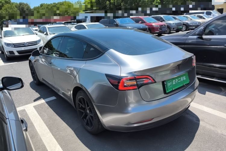 Used Tesla Model 3 2022 Rear-Wheel-Drive Version Rear Left 45 Deg