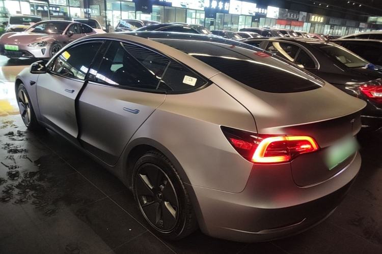 Used Tesla Model 3 2022 Rear-Wheel-Drive Version Rear Left 45 Deg
