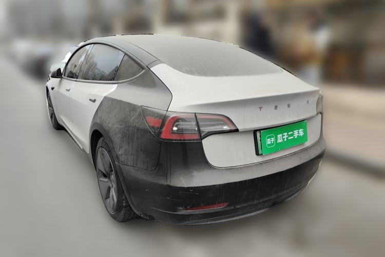 Used Tesla Model 3 2022 Rear-Wheel-Drive Version Rear Left 45 Deg