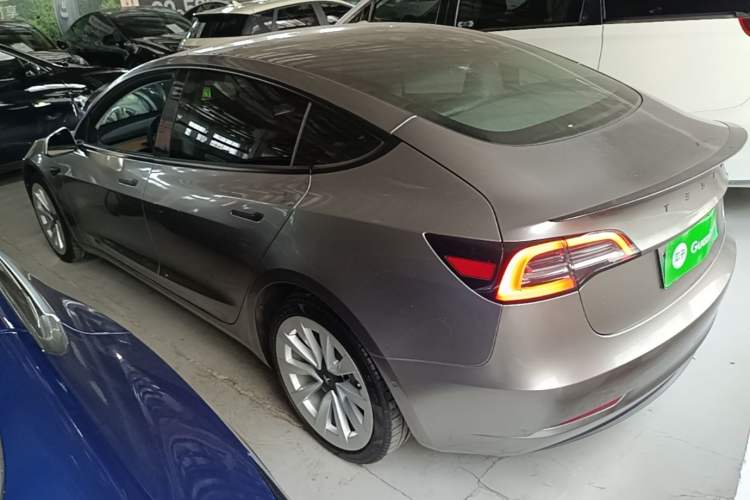 Used Tesla Model 3 2022 Rear-Wheel-Drive Version Rear Left 45 Deg