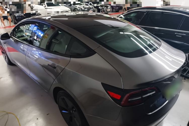 Used Tesla Model 3 2022 Rear-Wheel-Drive Version Rear Left 45 Deg