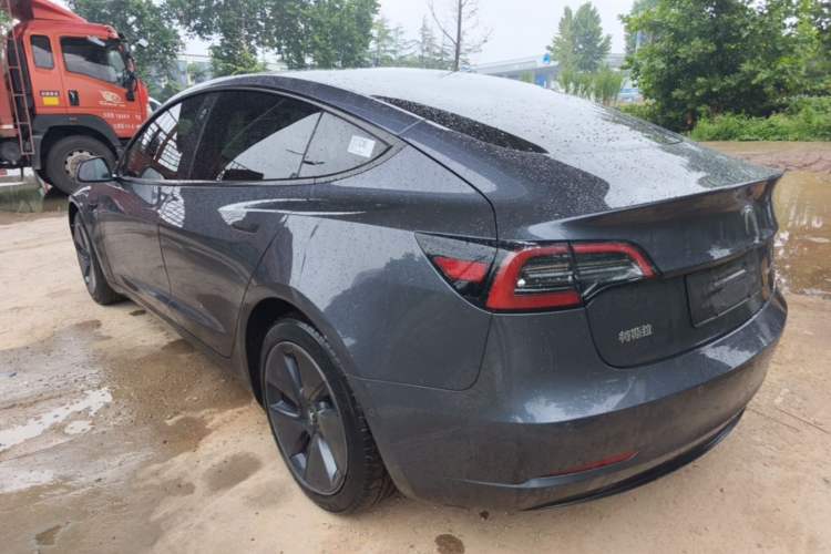 Used Tesla Model 3 2022 Rear-Wheel-Drive Version Rear Left 45 Deg