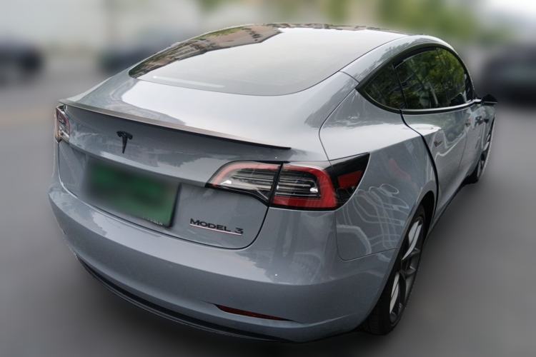 Used Tesla Model 3 2022 Performance High-Performance All-Wheel-Drive Version Rear Right 45 Deg