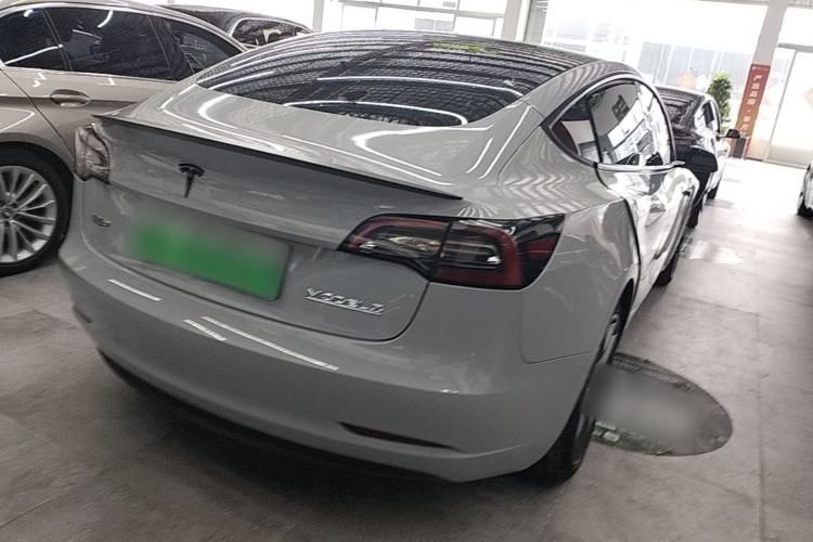 Used Tesla Model 3 2022 Performance High-Performance All-Wheel-Drive Version Rear Right 45 Deg