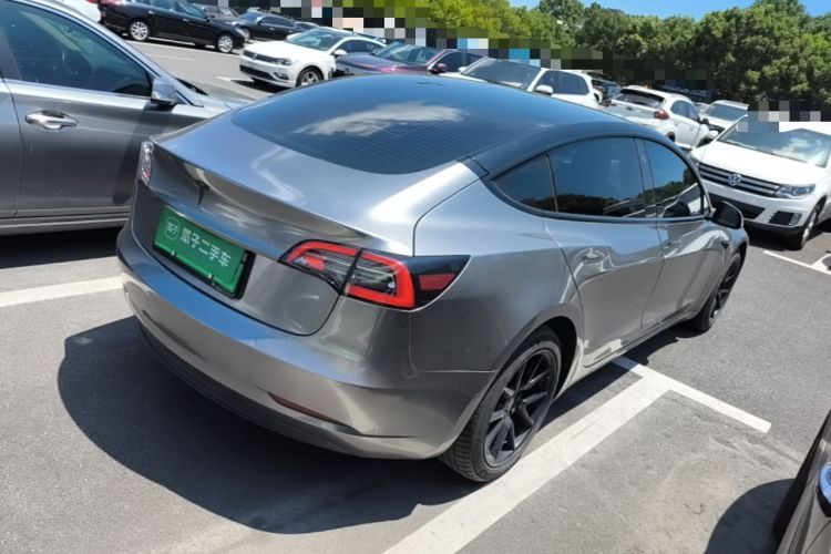 Used Tesla Model 3 2022 Rear-Wheel-Drive Version Rear Right 45 Deg