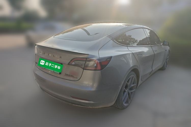 Used Tesla Model 3 2022 Performance High-Performance All-Wheel-Drive Version Rear Right 45 Deg