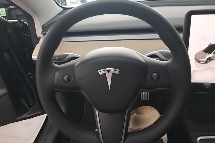 Used Tesla Model 3 2022 Performance High-Performance All-Wheel-Drive Version Steering Wheel