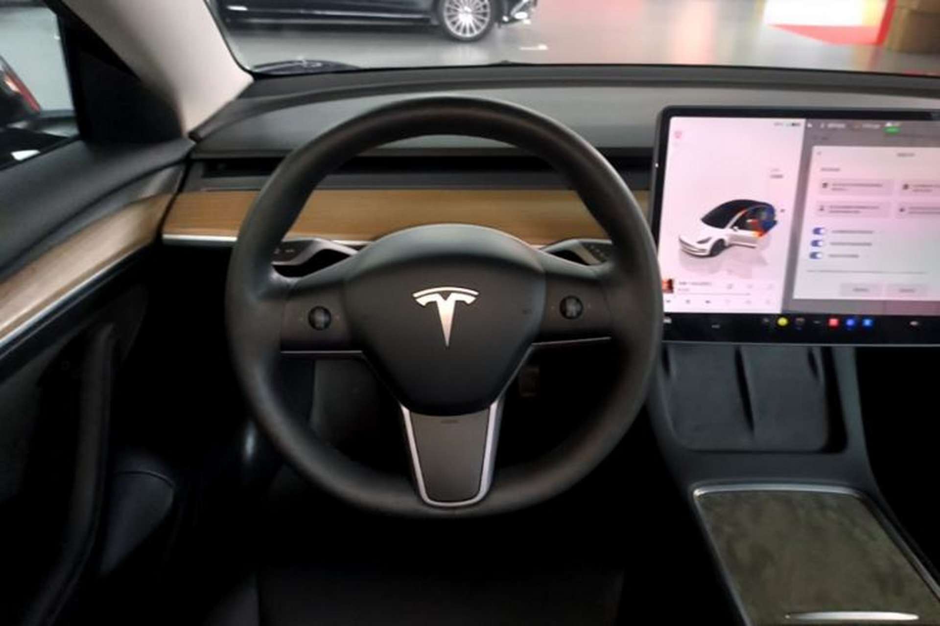 Used Tesla Model 3 2022 Rear-Wheel-Drive Version Steering Wheel