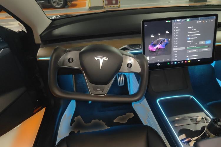 Used Tesla Model 3 2022 Performance High-Performance All-Wheel-Drive Version Steering Wheel