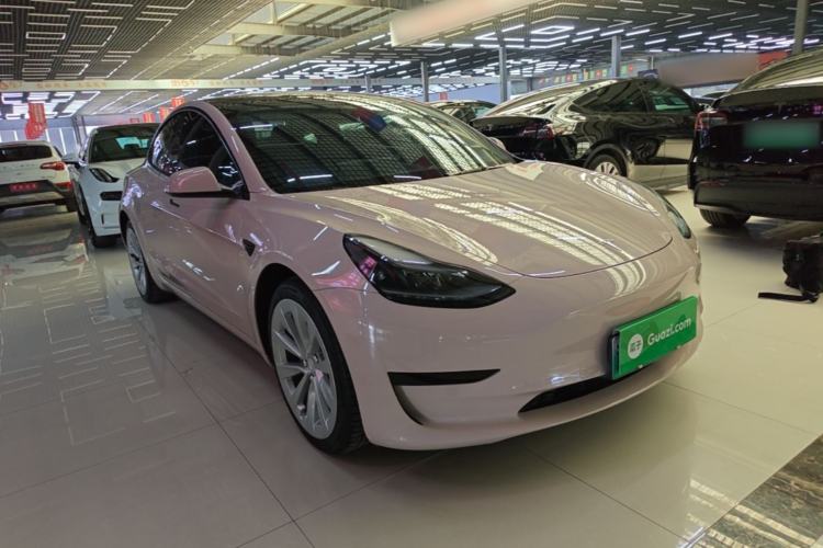 Used Tesla Model 3 2022 Rear-Wheel-Drive Version Front Right 45 Deg