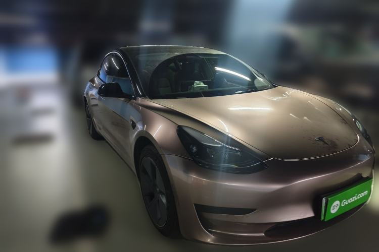 Used Tesla Model 3 2022 Rear-Wheel-Drive Version Front Right 45 Deg