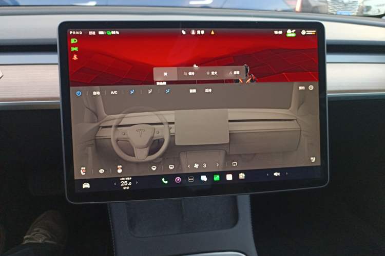 Used Tesla Model 3 2022 Rear-Wheel-Drive Version Audio And AC Panel
