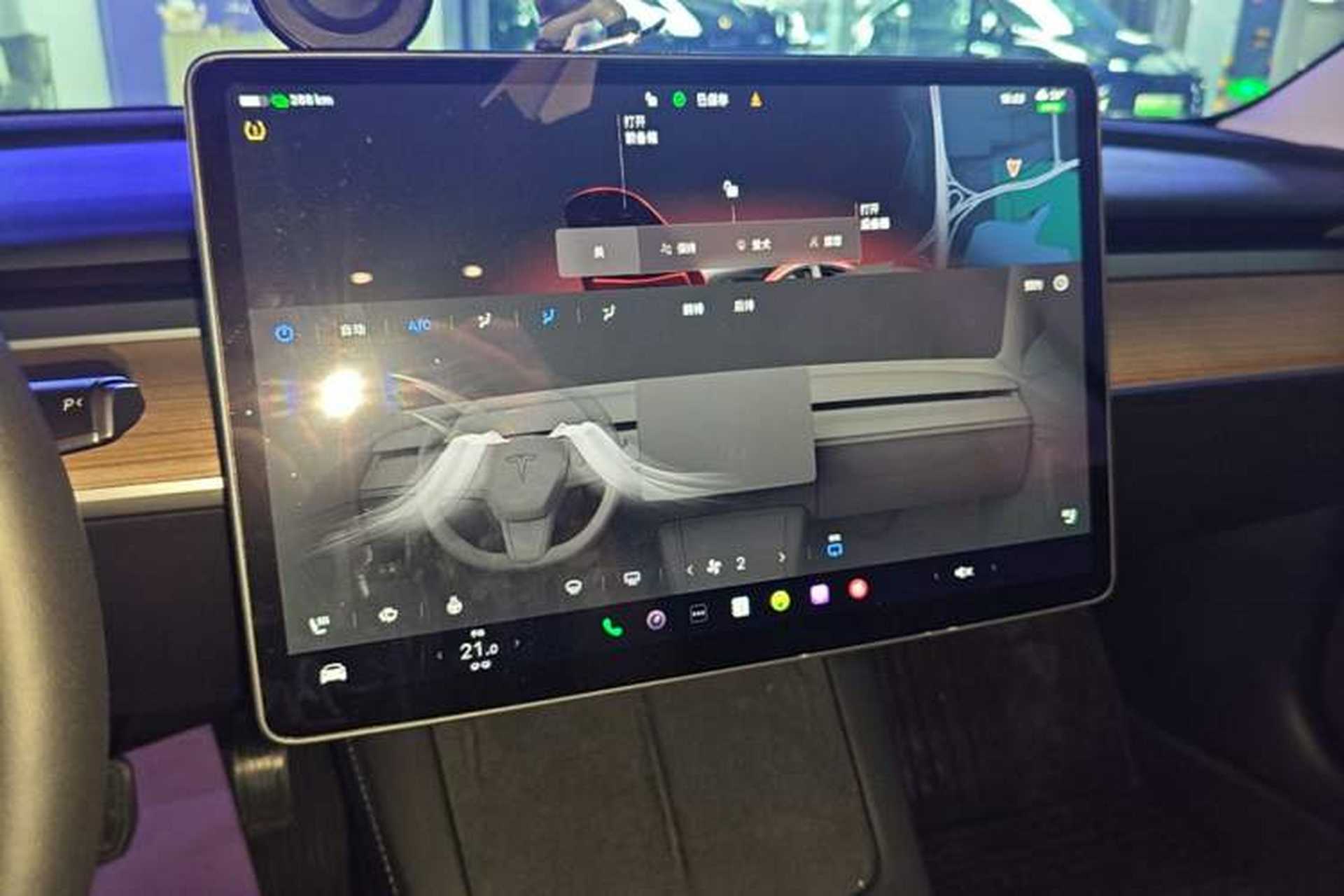 Used Tesla Model 3 2022 Rear-Wheel-Drive Version Audio And AC Panel