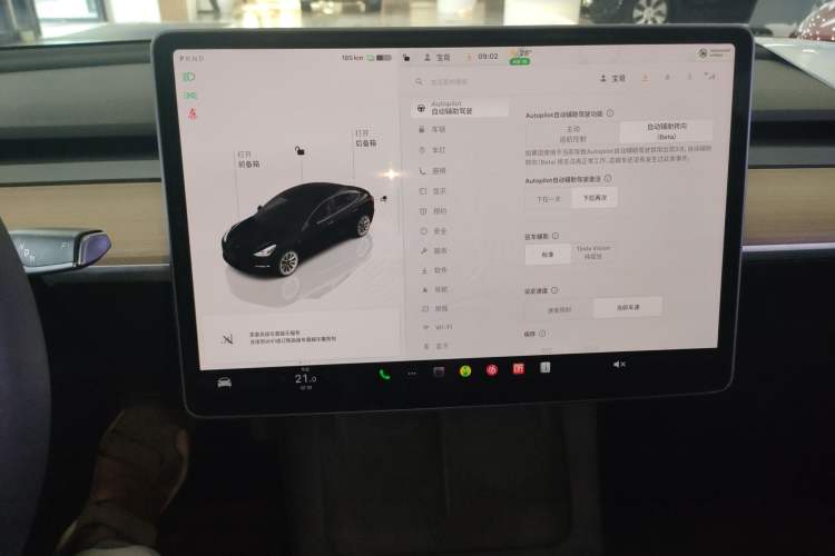 Used Tesla Model 3 2022 Rear-Wheel-Drive Version Audio And AC Panel
