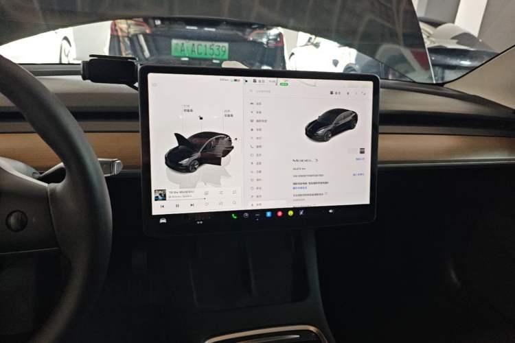 Used Tesla Model 3 2022 Rear-Wheel-Drive Version Audio And AC Panel