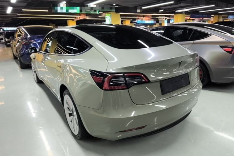 Used Tesla Model 3 2022 Rear-Wheel-Drive Version Rear Left 45 Deg