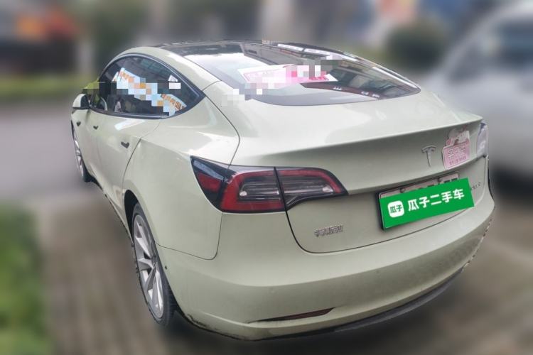 Used Tesla Model 3 2022 Rear-Wheel-Drive Version Rear Left 45 Deg