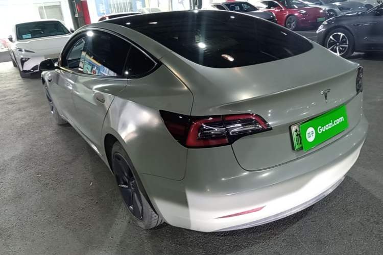 Used Tesla Model 3 2022 Rear-Wheel-Drive Version Rear Left 45 Deg
