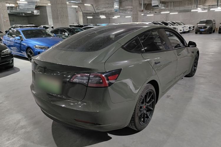 Used Tesla Model 3 2022 Rear-Wheel-Drive Version Rear Right 45 Deg