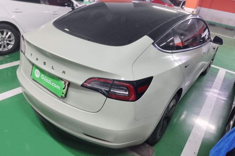 Used Tesla Model 3 2022 Rear-Wheel-Drive Version Rear Right 45 Deg