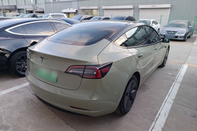 Used Tesla Model 3 2022 Rear-Wheel-Drive Version Rear Right 45 Deg