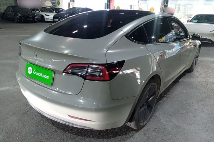 Used Tesla Model 3 2022 Rear-Wheel-Drive Version Rear Right 45 Deg