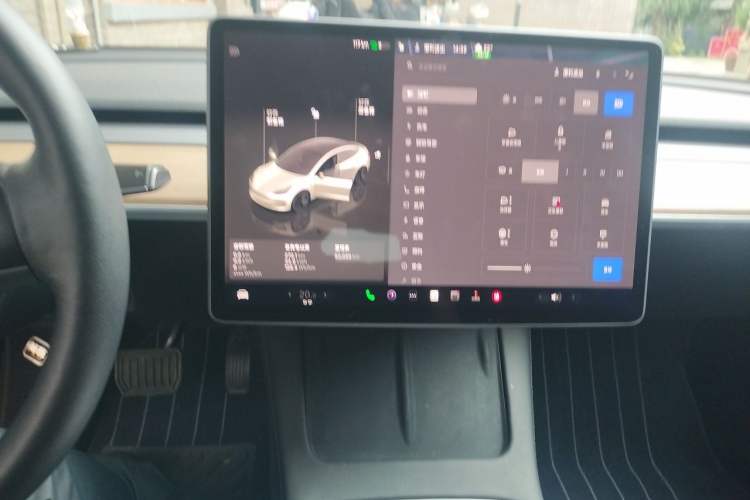 Used Tesla Model 3 2022 Rear-Wheel-Drive Version Audio And AC Panel