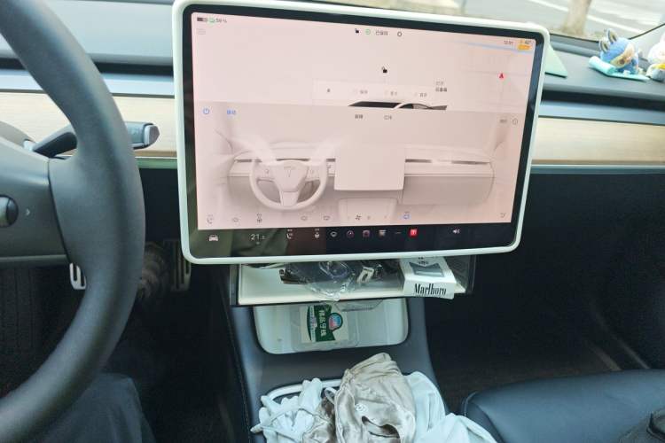 Used Tesla Model 3 2022 Rear-Wheel-Drive Version Audio And AC Panel