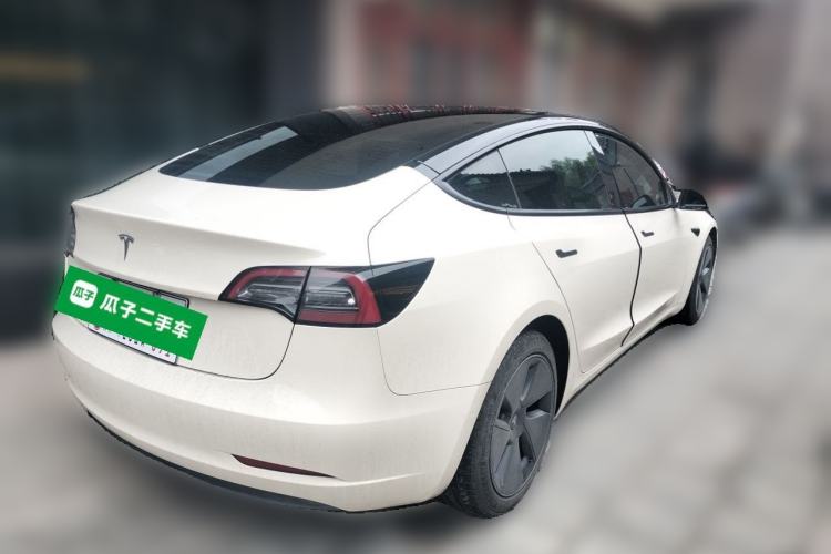 Used Tesla Model 3 2022 Rear-Wheel-Drive Version Rear Right 45 Deg