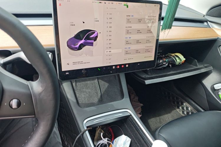 Used Tesla Model 3 2022 Rear-Wheel-Drive Version Audio And AC Panel