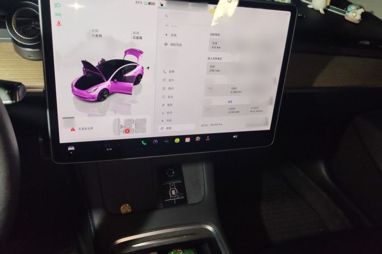 Used Tesla Model 3 2022 Rear-Wheel-Drive Version Audio And AC Panel