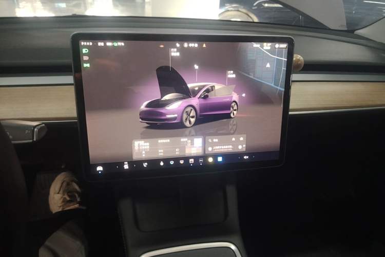 Used Tesla Model 3 2022 Rear-Wheel-Drive Version Audio And AC Panel