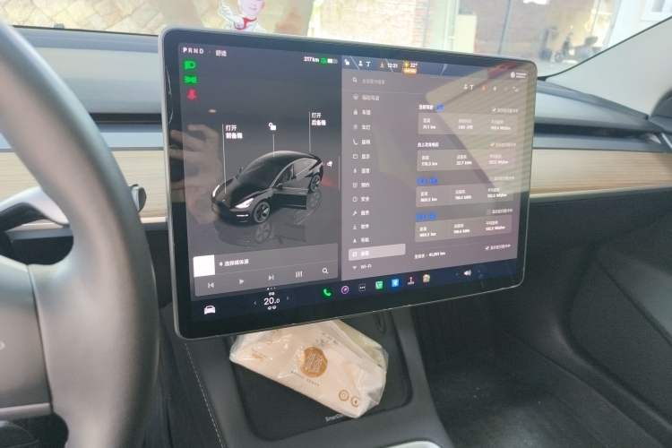 Used Tesla Model 3 2022 Rear-Wheel-Drive Version Audio And AC Panel