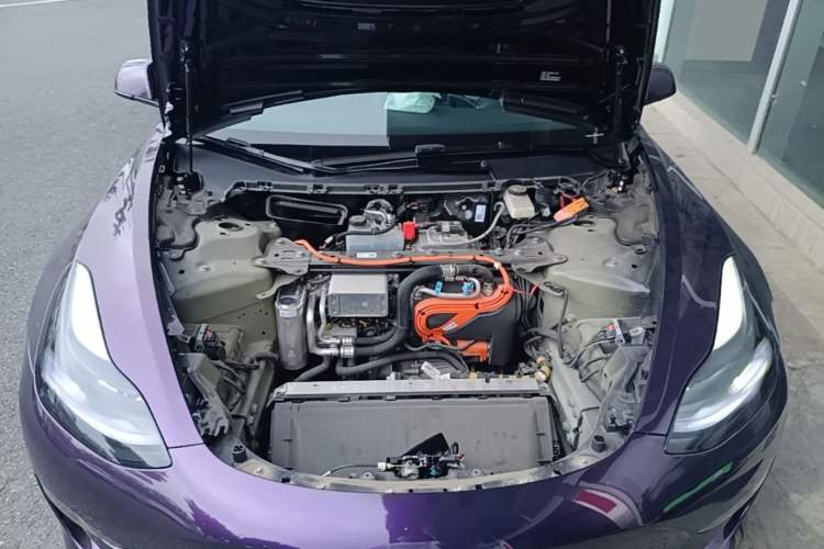 Used Tesla Model 3 2022 Performance High-Performance All-Wheel-Drive Version Engine Bay