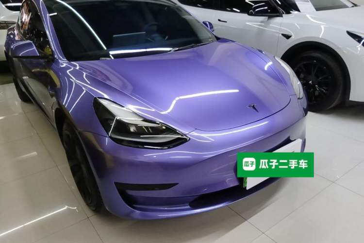 Used Tesla Model 3 2022 Rear-Wheel-Drive Version Front Right 45 Deg