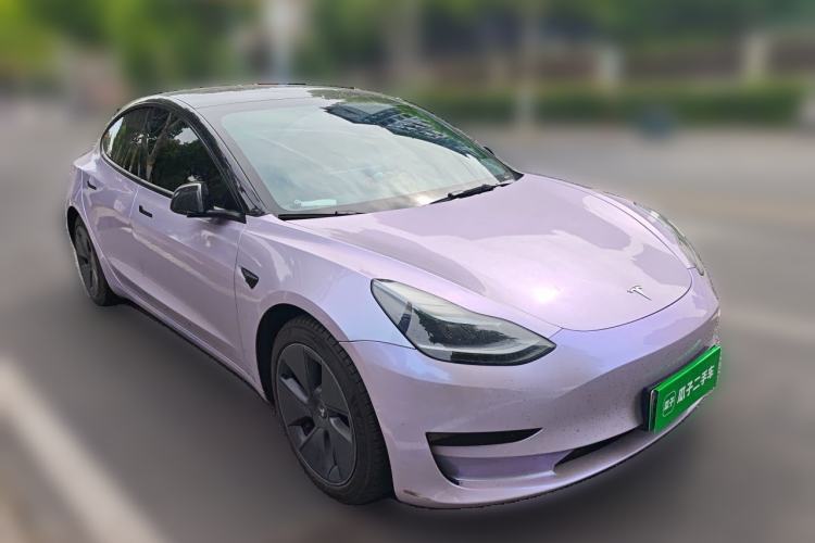 Used Tesla Model 3 2022 Rear-Wheel-Drive Version Front Right 45 Deg