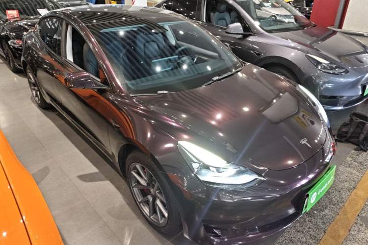 Used Tesla Model 3 2022 Rear-Wheel-Drive Version Front Right 45 Deg