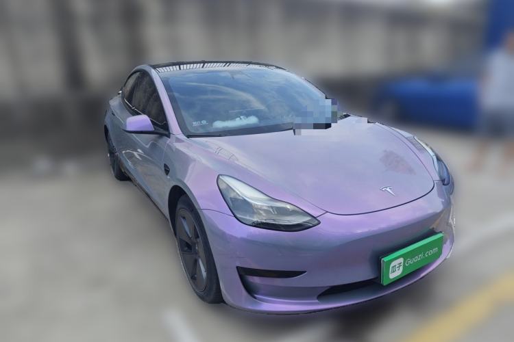 Used Tesla Model 3 2022 Rear-Wheel-Drive Version Front Right 45 Deg