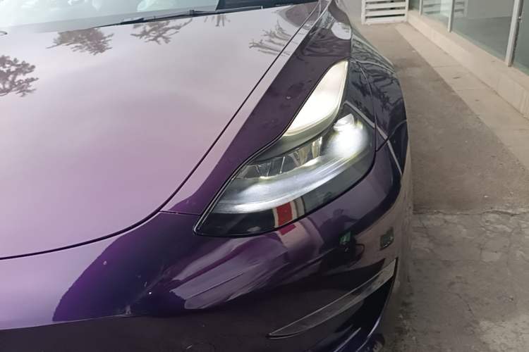 Used Tesla Model 3 2022 Performance High-Performance All-Wheel-Drive Version Left Front Headlight