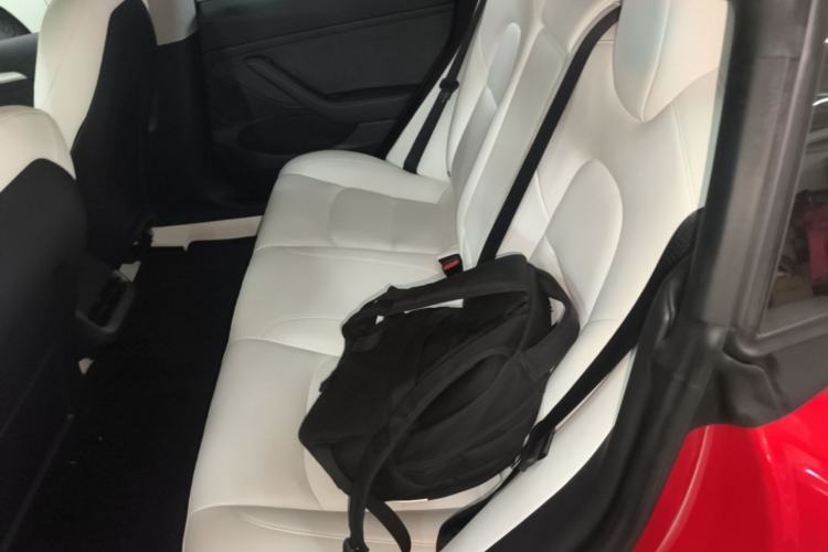 Used Tesla Model 3 2022 Performance High-Performance All-Wheel-Drive Version Left Rear Seat