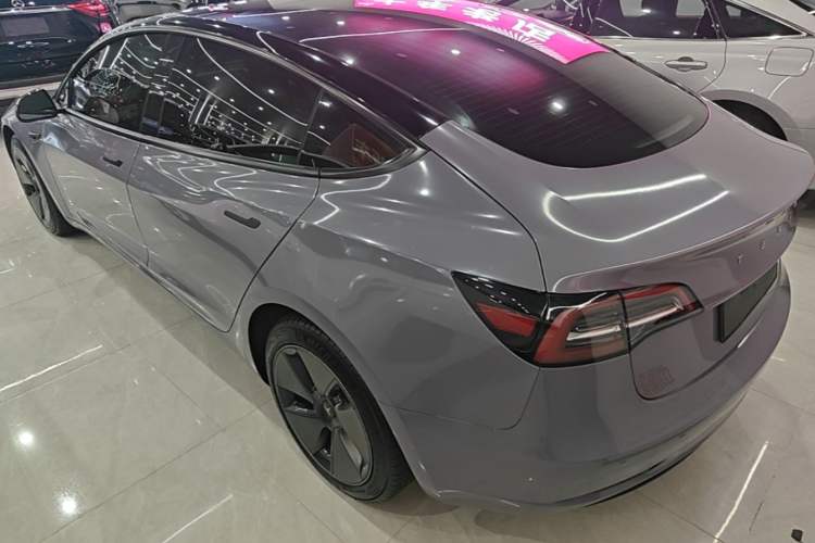 Used Tesla Model 3 2022 Rear-Wheel-Drive Version Rear Left 45 Deg