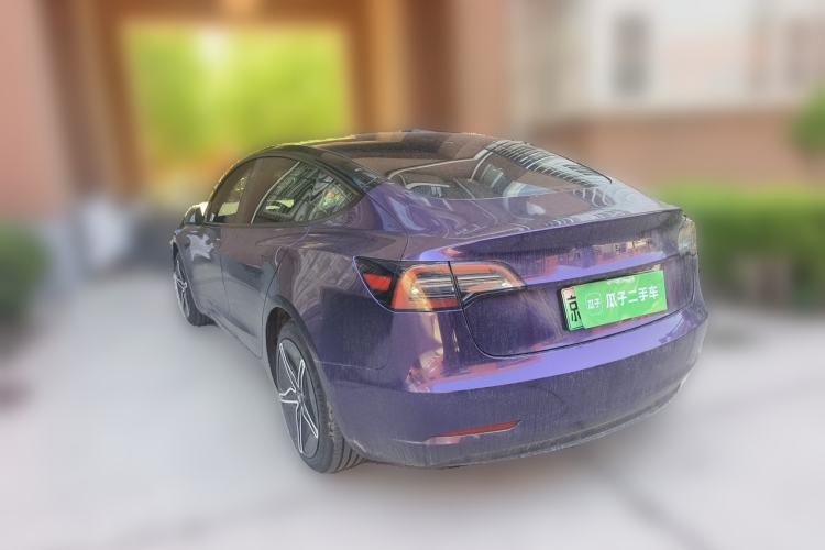Used Tesla Model 3 2022 Rear-Wheel-Drive Version Rear Left 45 Deg