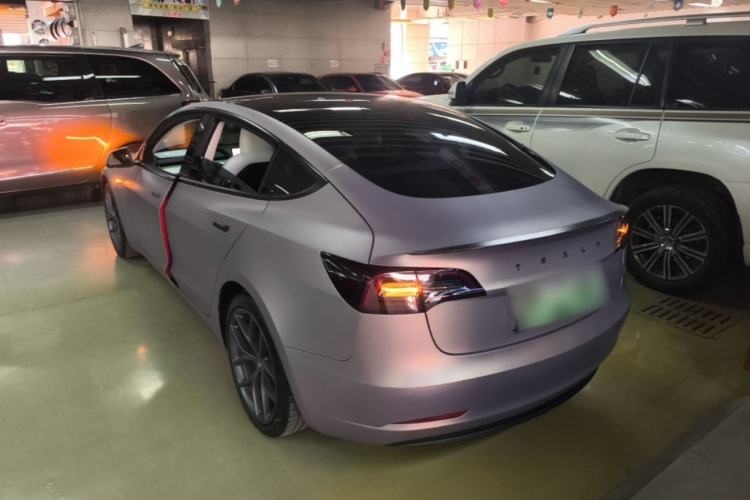 Used Tesla Model 3 2022 Performance High-Performance All-Wheel-Drive Version Rear Left 45 Deg