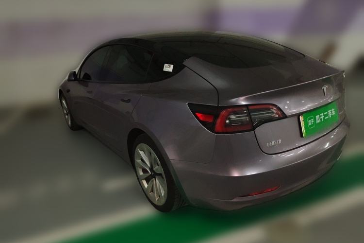 Used Tesla Model 3 2022 Rear-Wheel-Drive Version Rear Left 45 Deg