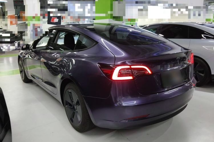 Used Tesla Model 3 2022 Rear-Wheel-Drive Version Rear Left 45 Deg