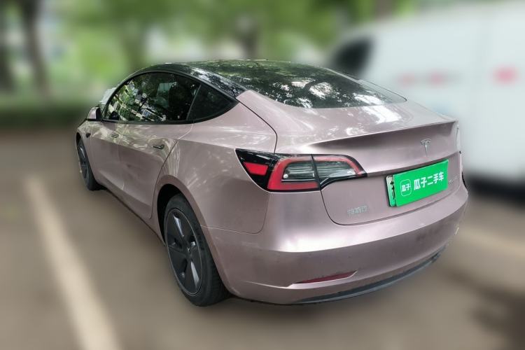 Used Tesla Model 3 2022 Rear-Wheel-Drive Version Rear Left 45 Deg