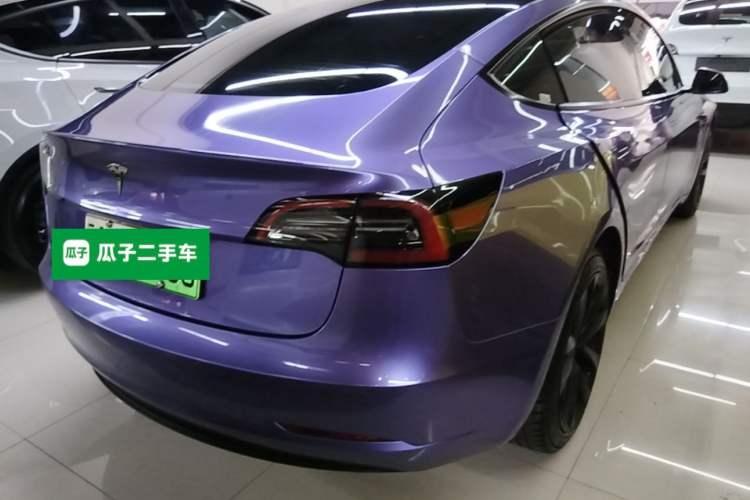 Used Tesla Model 3 2022 Rear-Wheel-Drive Version Rear Right 45 Deg